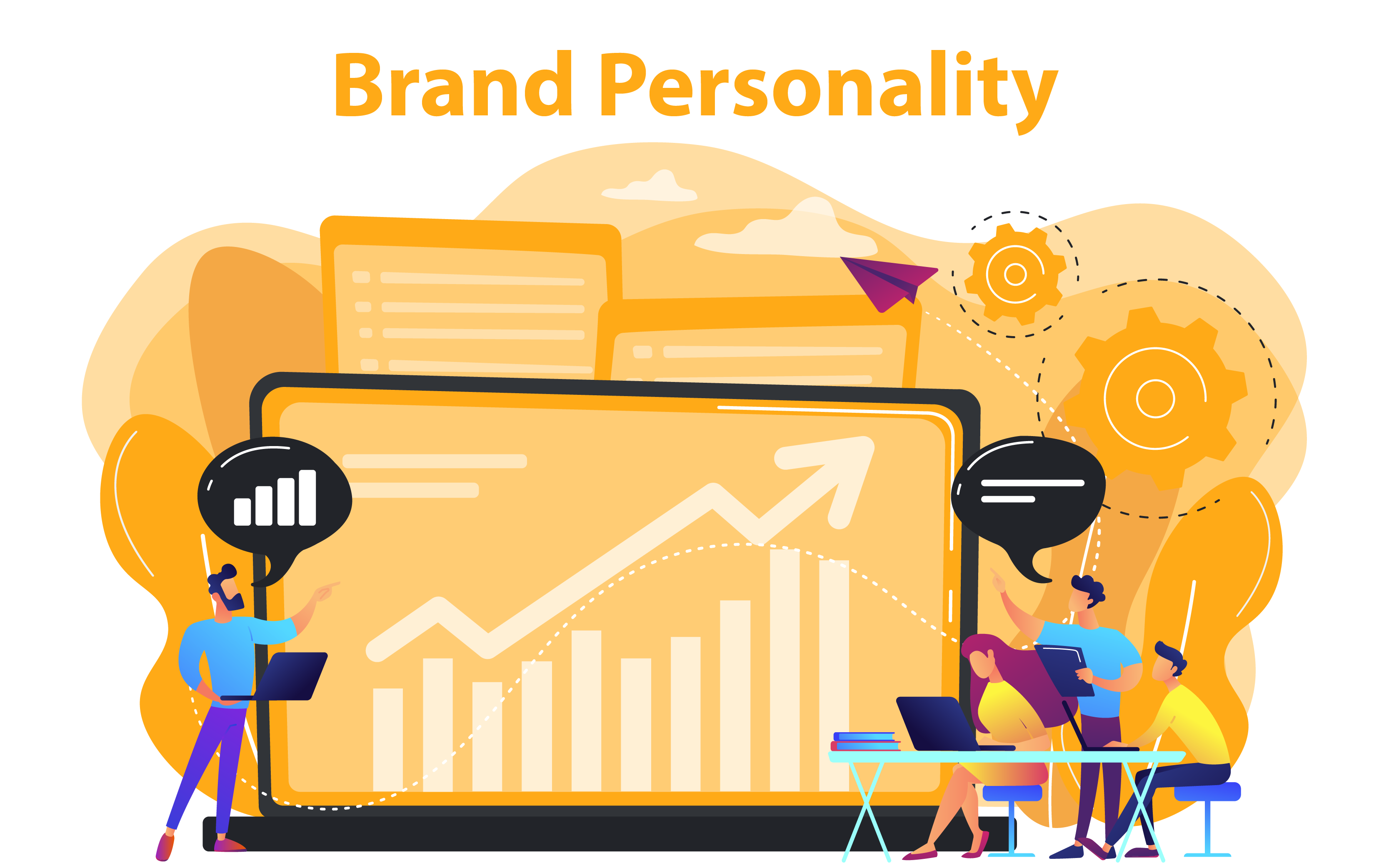 Illustration of brand tone and voice development