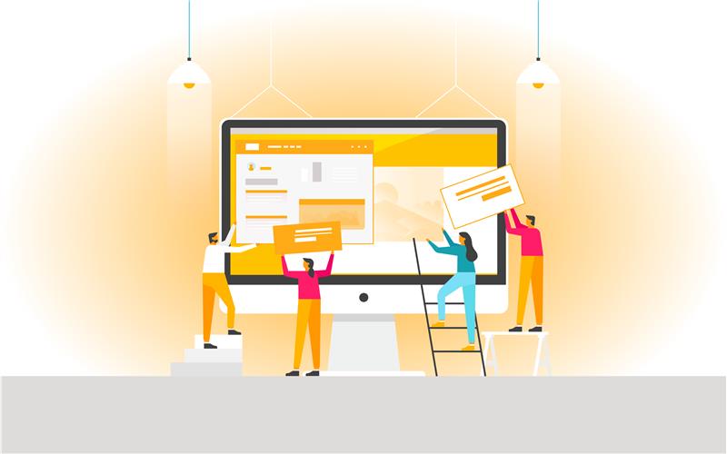 Digitally Vocal team delivering custom website design and UI/UX services with collaborative approach